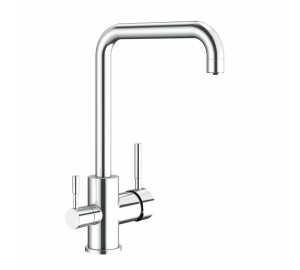 Grifo de cocina monomando 3 vías apertura en frio Cromado Tau